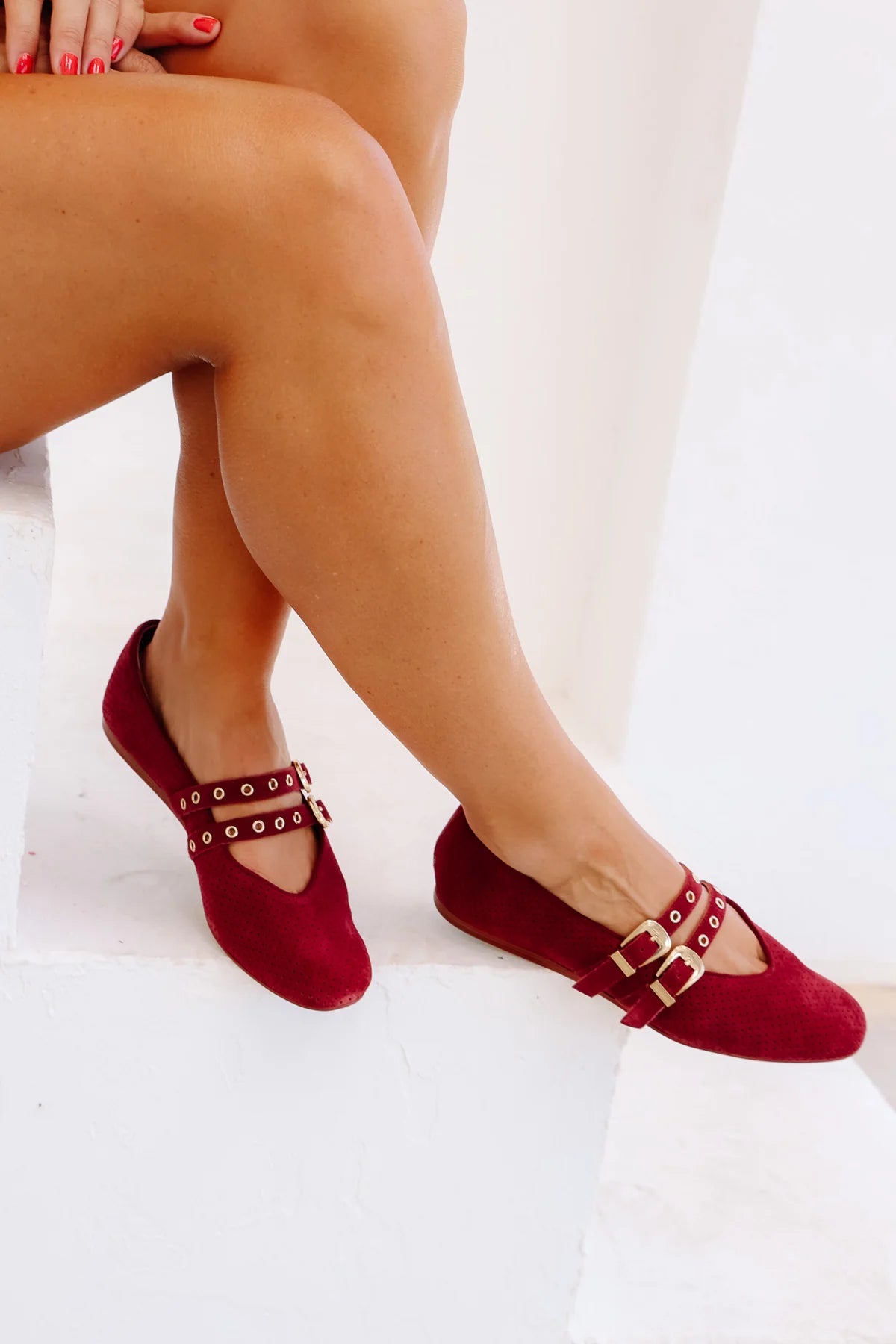 SEARS-Grommet Ballet Flats